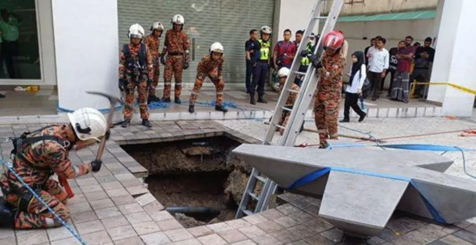 Rescuers at the scene