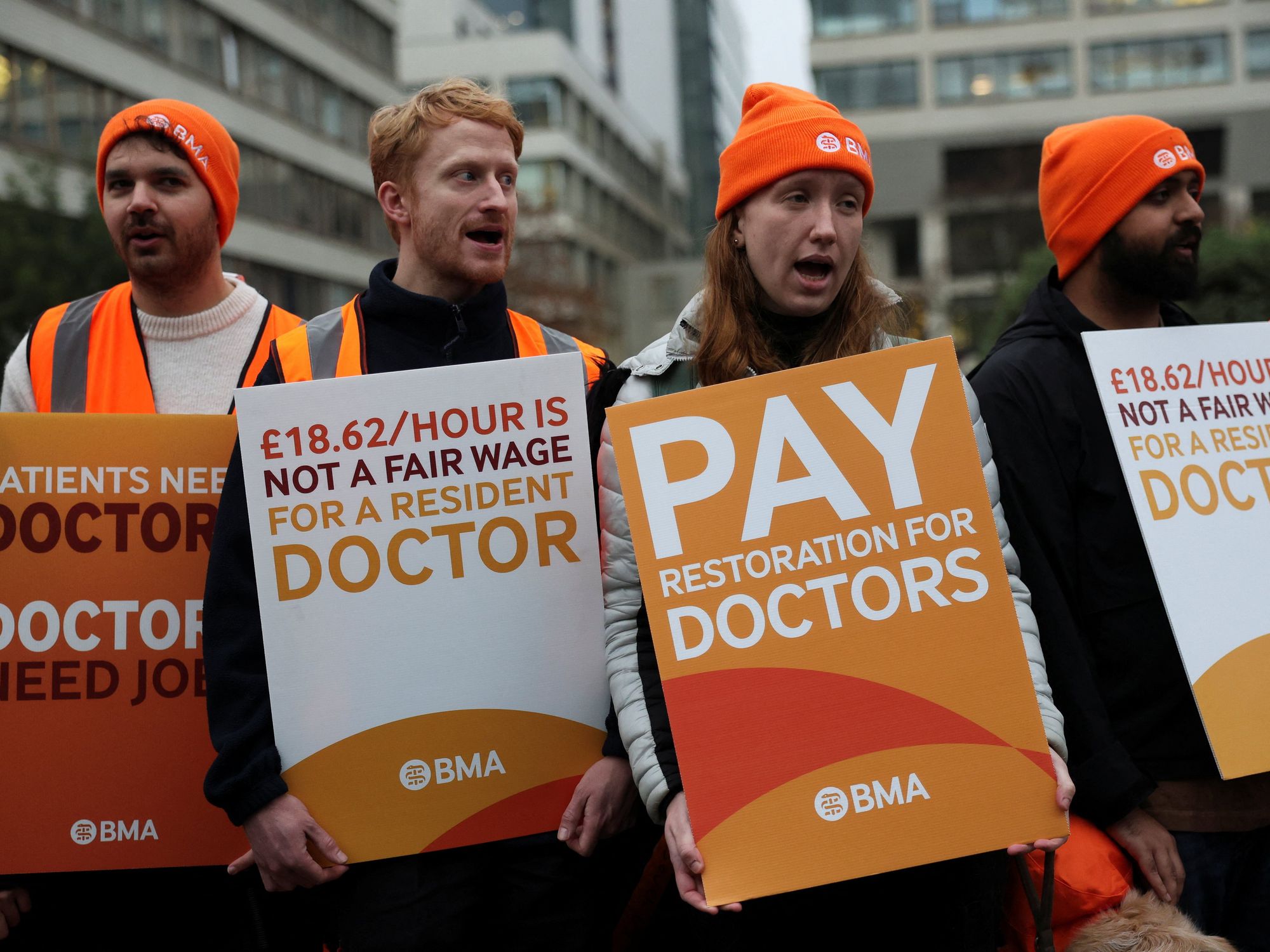 Resident doctor walkout