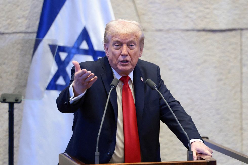 resident Donald Trump addresses the Knesse\u200b