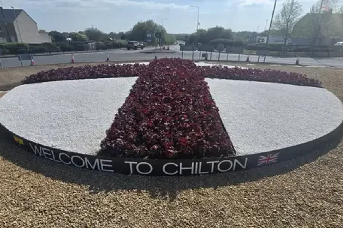 Woke backlash erupts against patriotic St George's Cross roundabout in 'multicultural town'