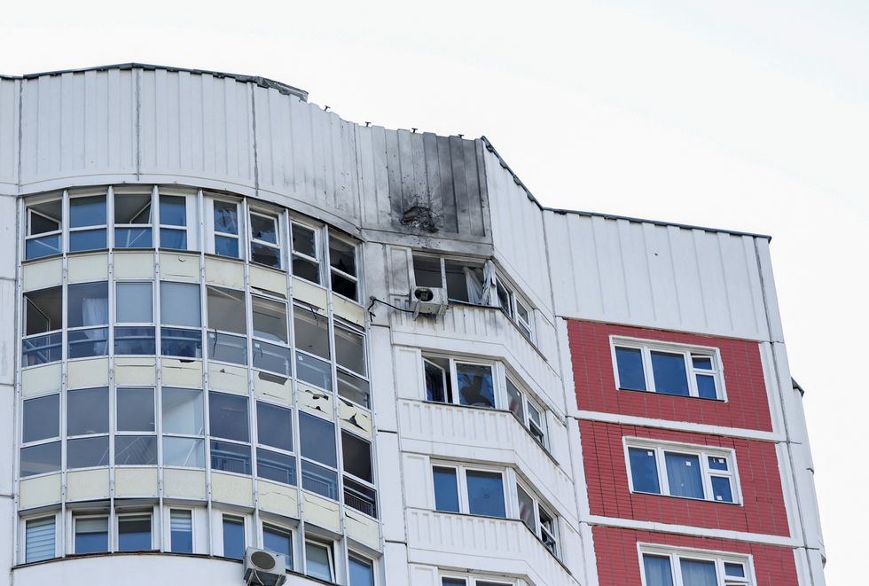 Residents from a building in Moscow's Profsoyuznaya Street were evacuated during the attack