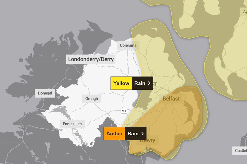 Residents in County Antrim, County Armagh, and County Down in Northern Ireland are all set to be affected