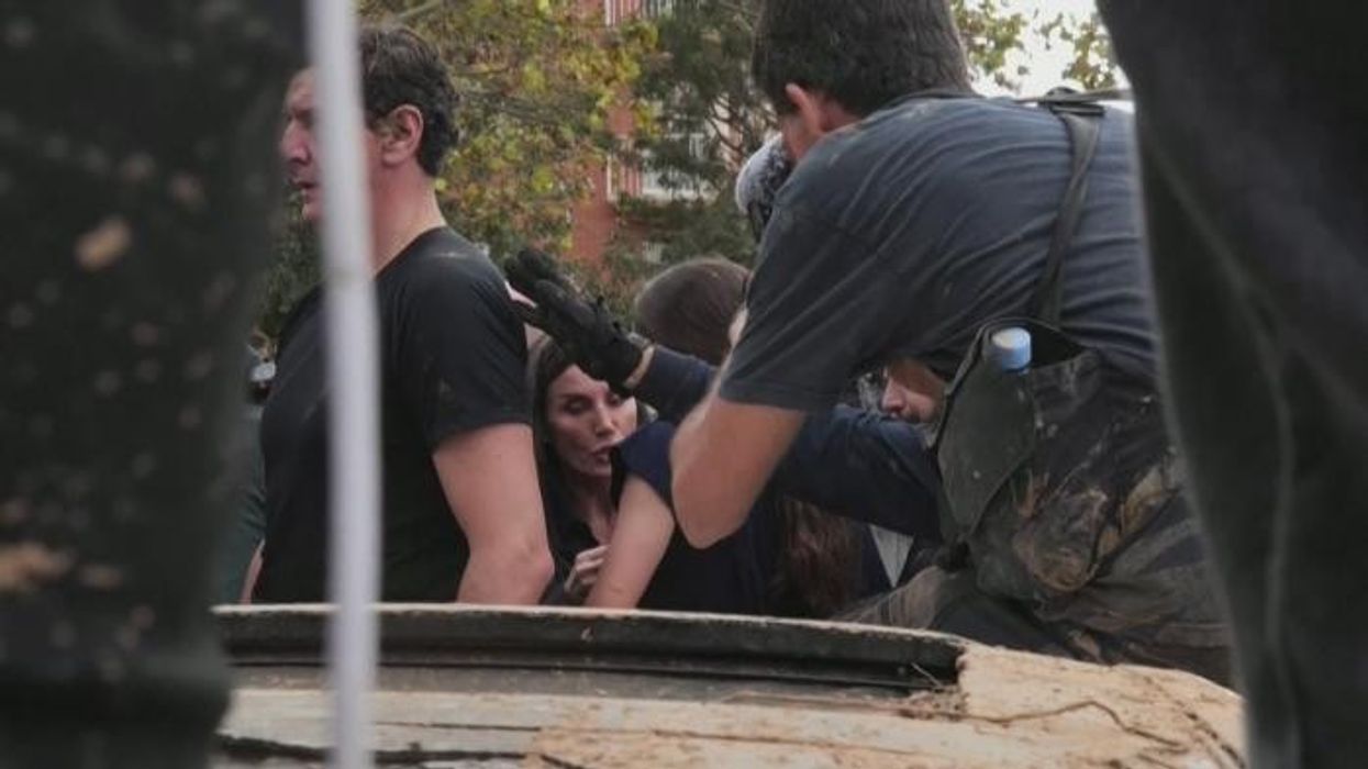 Queen Letizia left in tears after being confronted by angry residents as royal issue apology