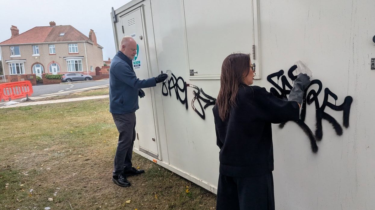 Local residents band together to clean up war memorial after 'deplorable' vandals tear up site