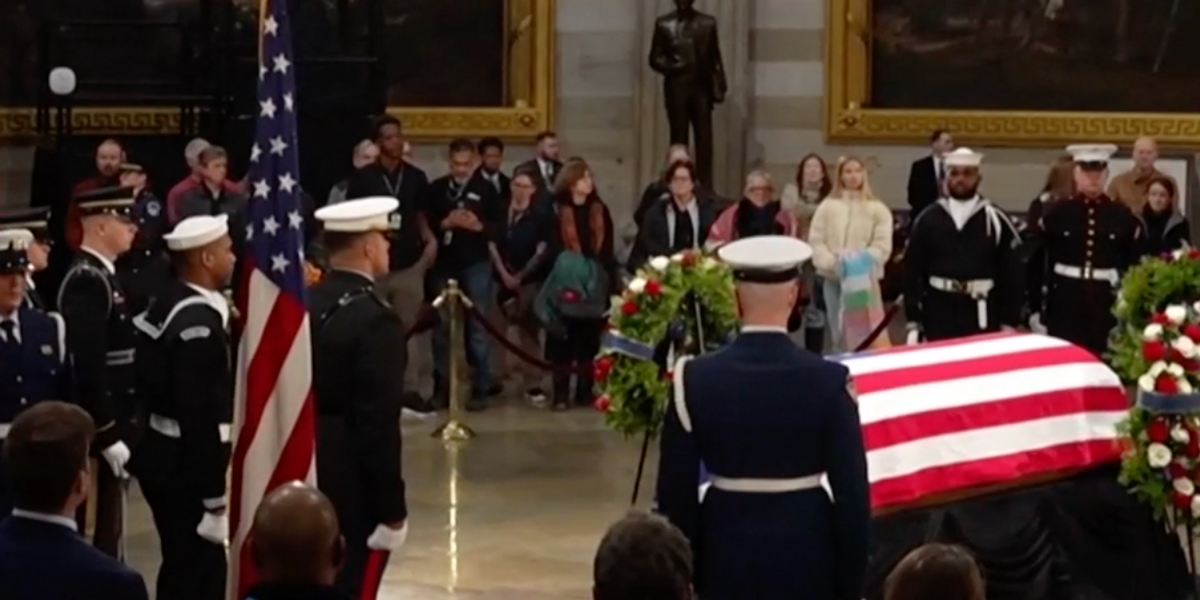 NextImg:WATCH: Respects are paid to former US President Jimmy Carter at his funeral
