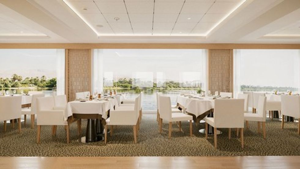 Restaurant on Viking Brahmaputra