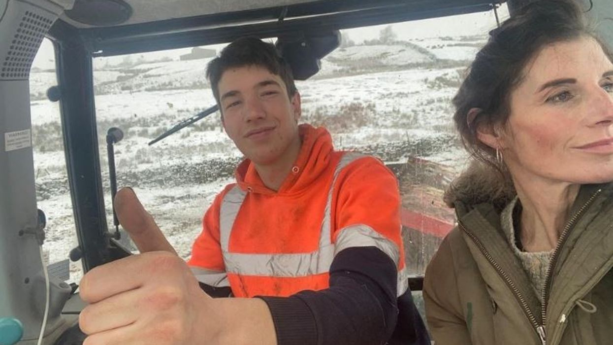 Reuben and Amanda Owen