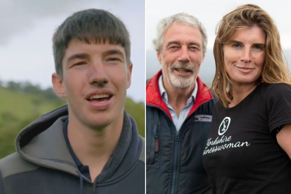 Reuben, Clive and Amanda Owen