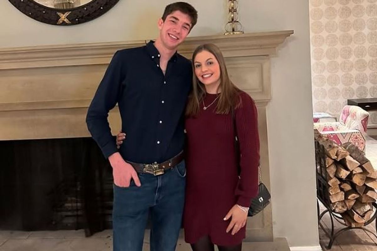 Reuben Owen and girlfriend Jessica Ellwood