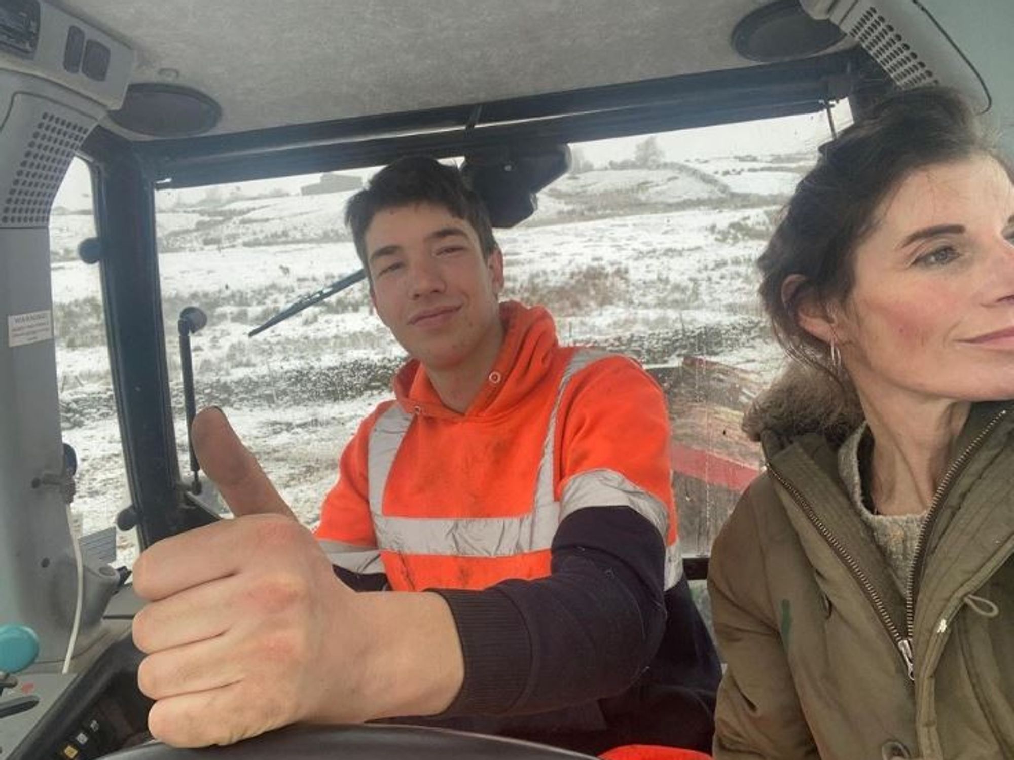 Reuben Owen with his mum Amanda