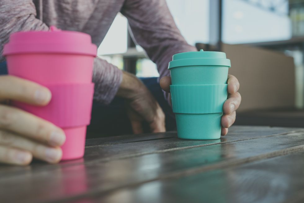 reusable coffee cup