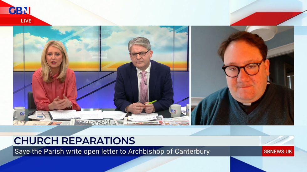 Reverend Marcus Walker spoke to GB News Philip Davies and Esther McVey.