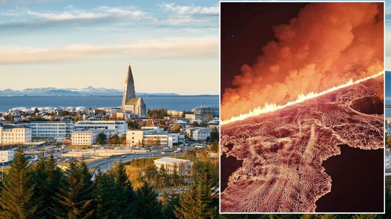 Reykjavik, Iceland / Iceland's Reykjanes Peninsula volcanic eruption