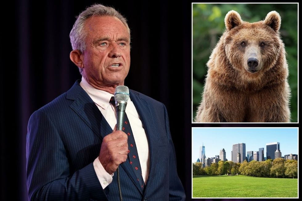 RFK Jr, Central Park, bear