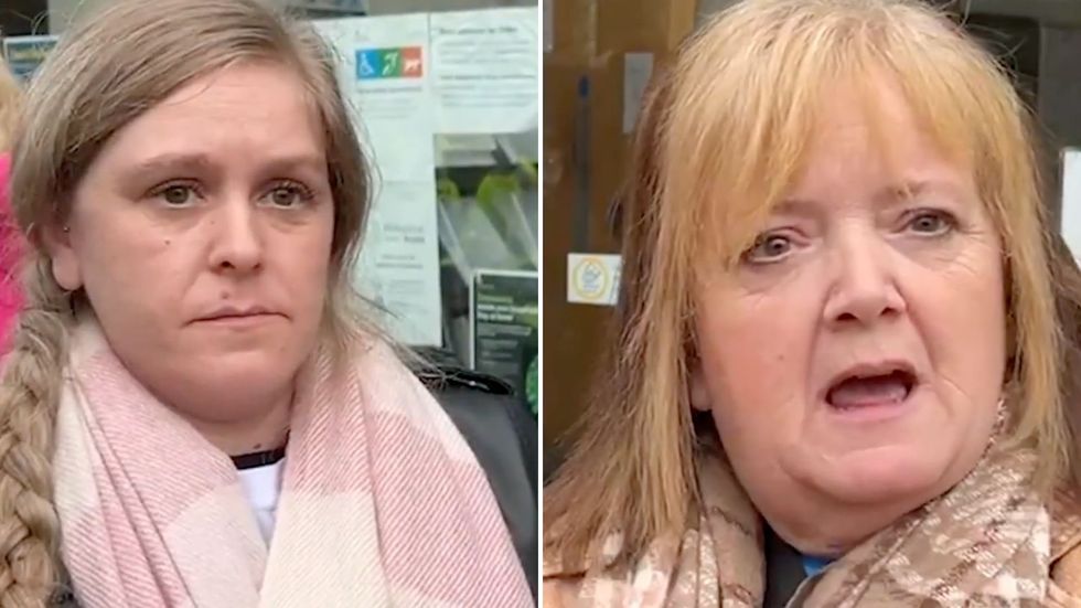 Rhiannon Whyte's sister, Emma, and mother, Donna