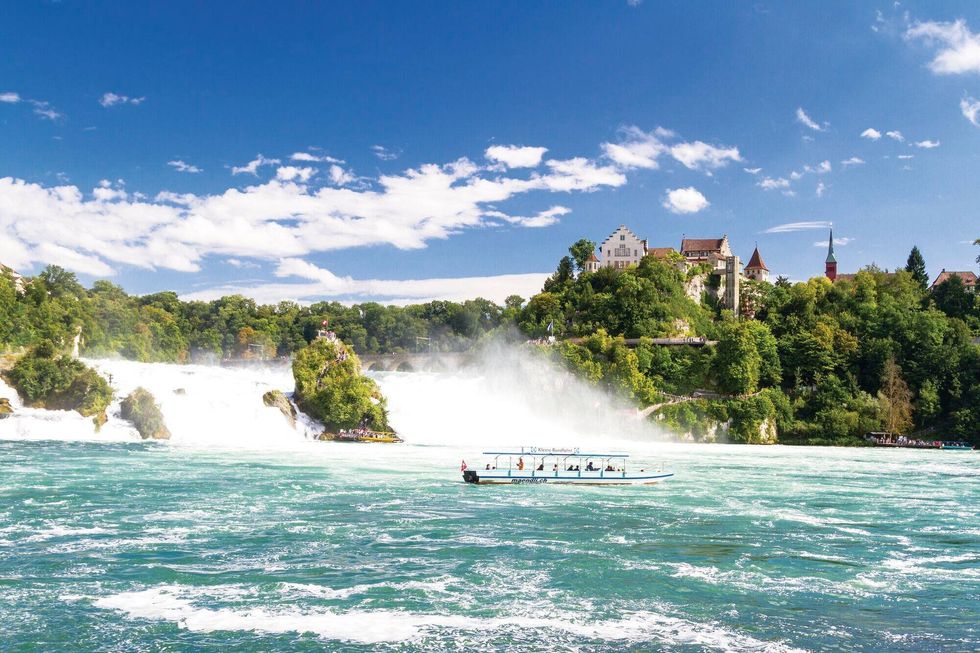 Rhine Europe's biggest waterfall