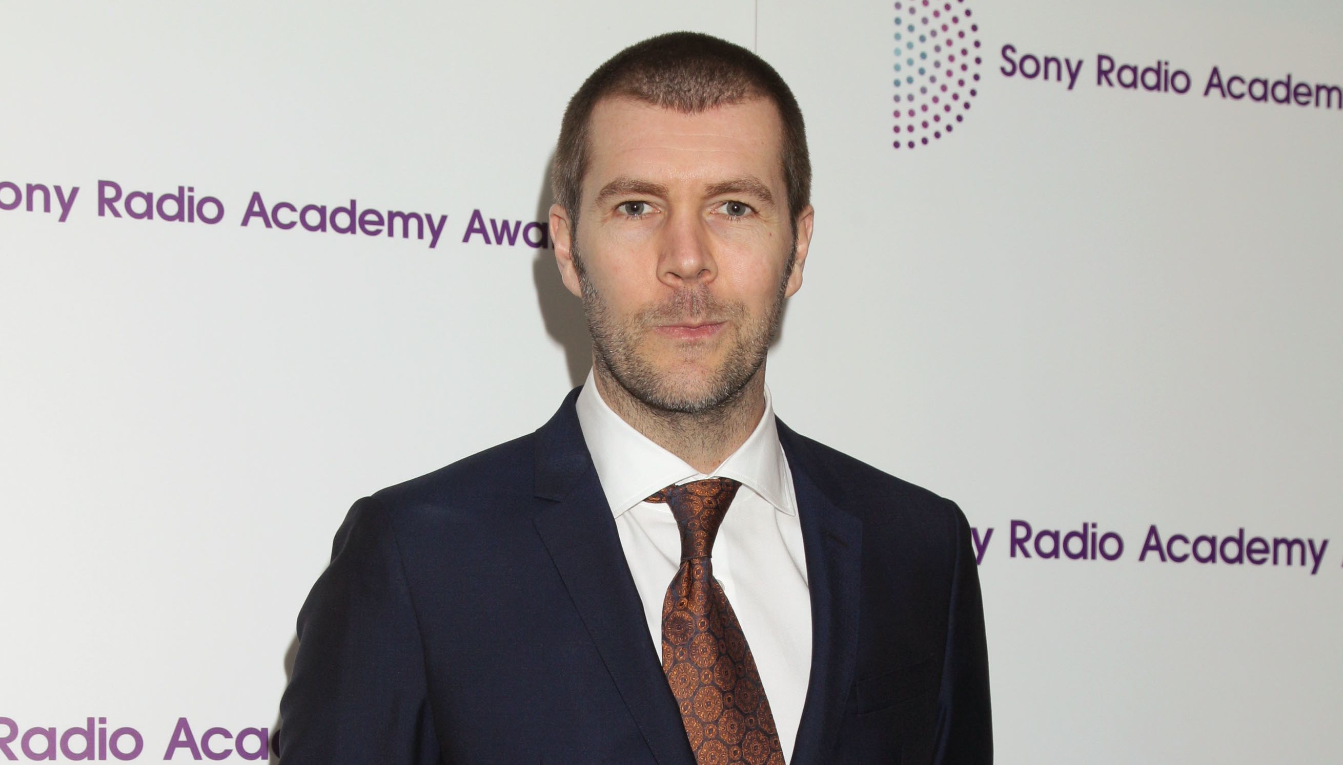 Rhod Gilbert arriving for the Sony Radio Academy Awards, at the Grosvenor House hotel in central London. PRESS ASSOCIATION Photo. Picture date: Monday May 14, 2012. Photo credit should read: Yui Mok/PA Wire