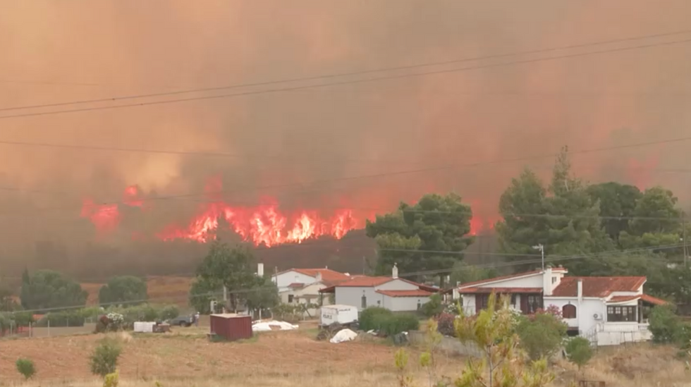 Rhodes wildfires