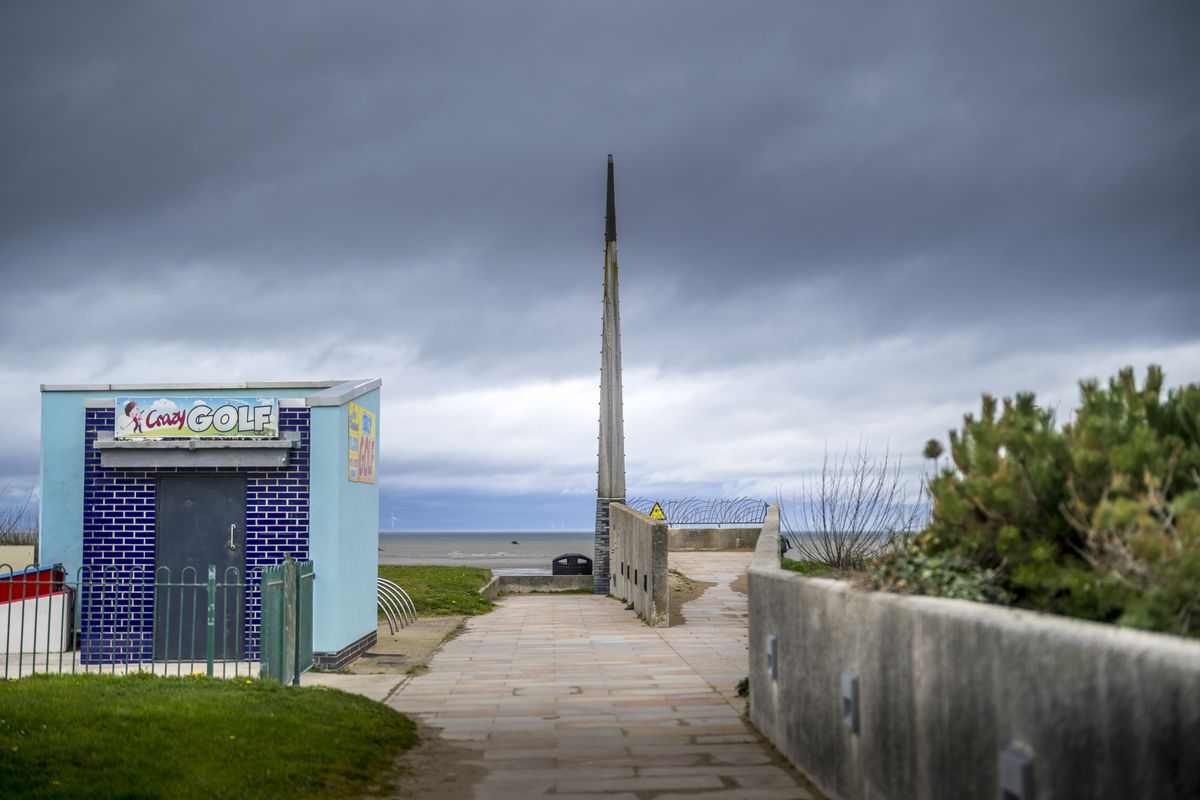 Rhyl's beachfront