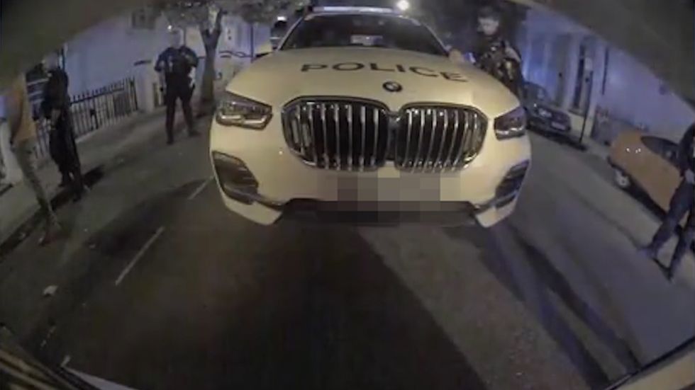 Ricardo dos Santos said officers believed he was on his phone when they stopped him