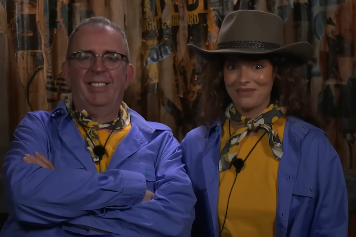 Richard Coles and Maura Higgins