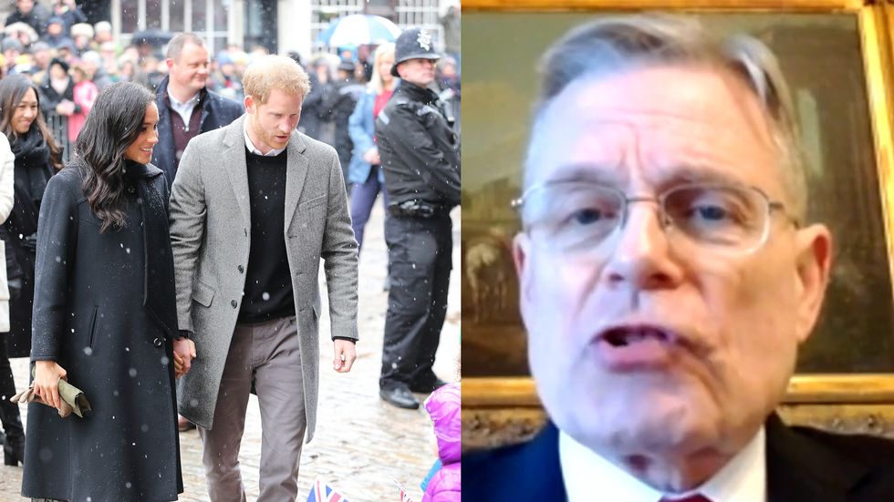 Richard Fitzwilliams speaks about Harry and Meghan