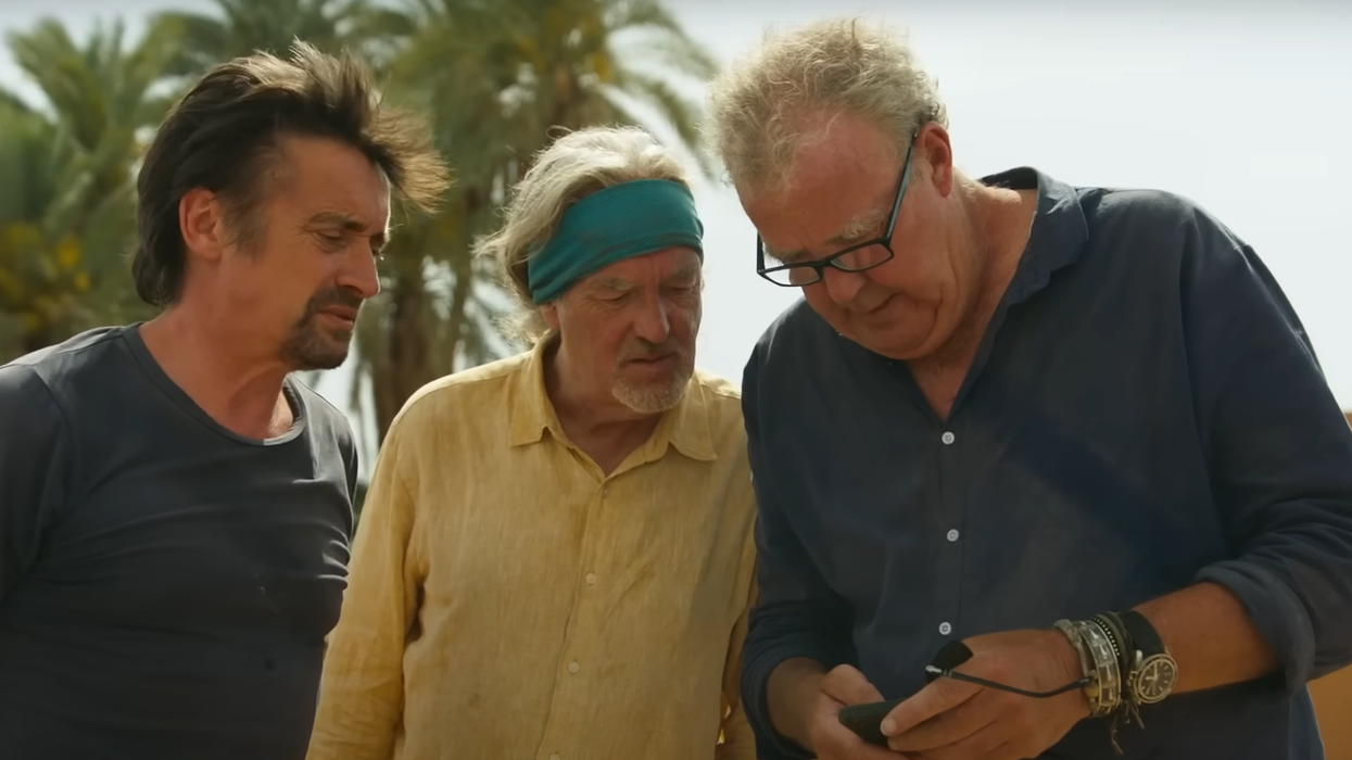 Richard Hammond, James May and Jeremy Clarkson