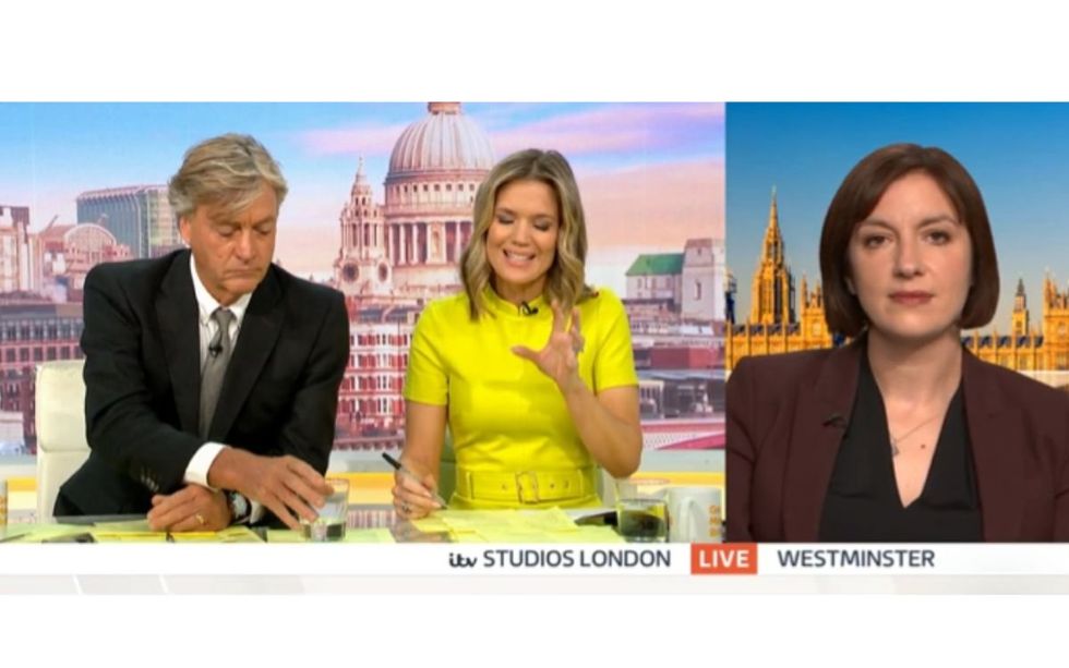 Richard Madeley, Charlotte Hawkins and Bridget Phillipson