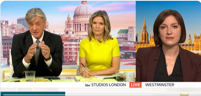 Richard Madeley, Charlotte Hawkins and Bridget Phillipson