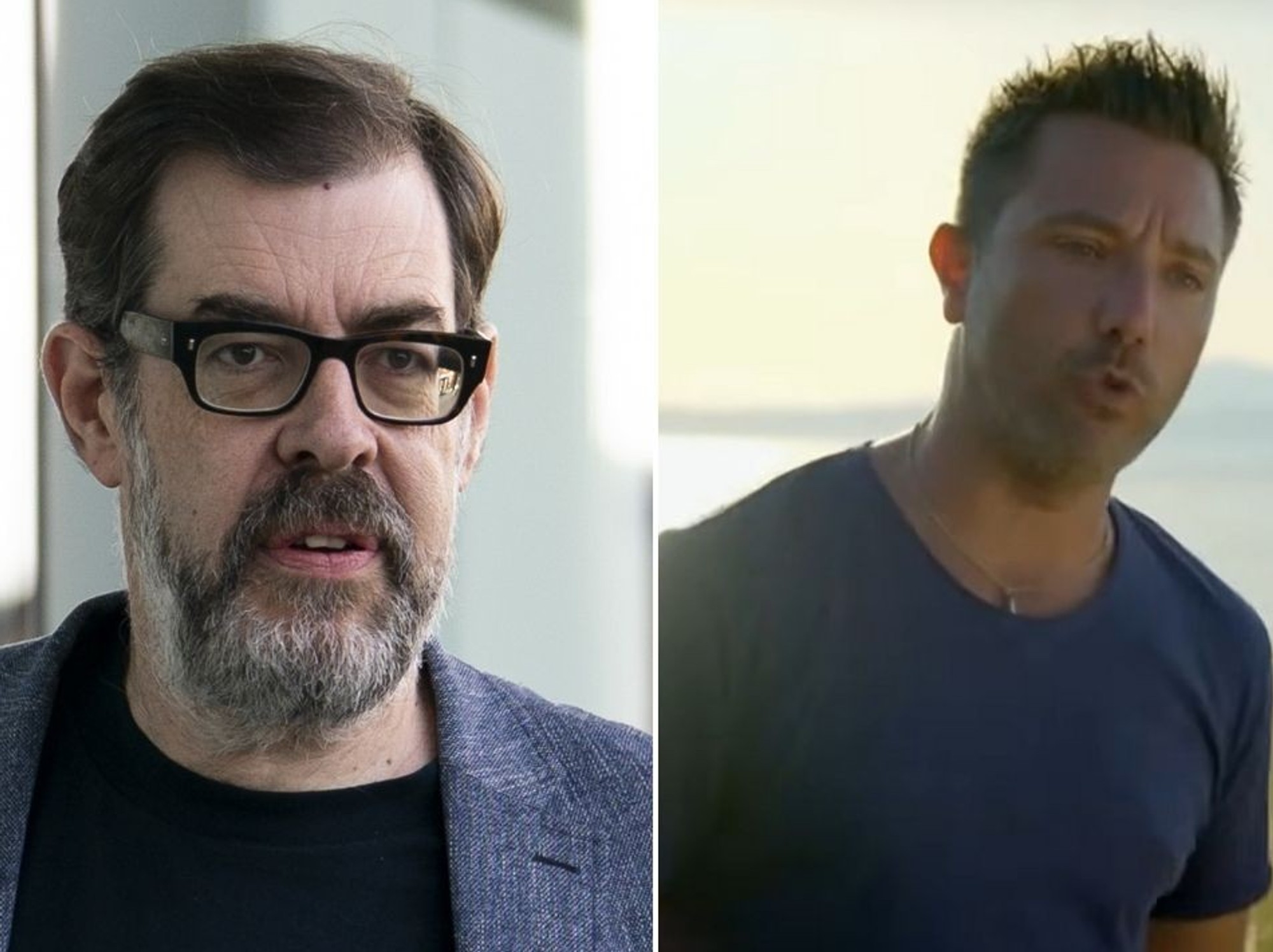 Richard Osman and Gino D'Acampo