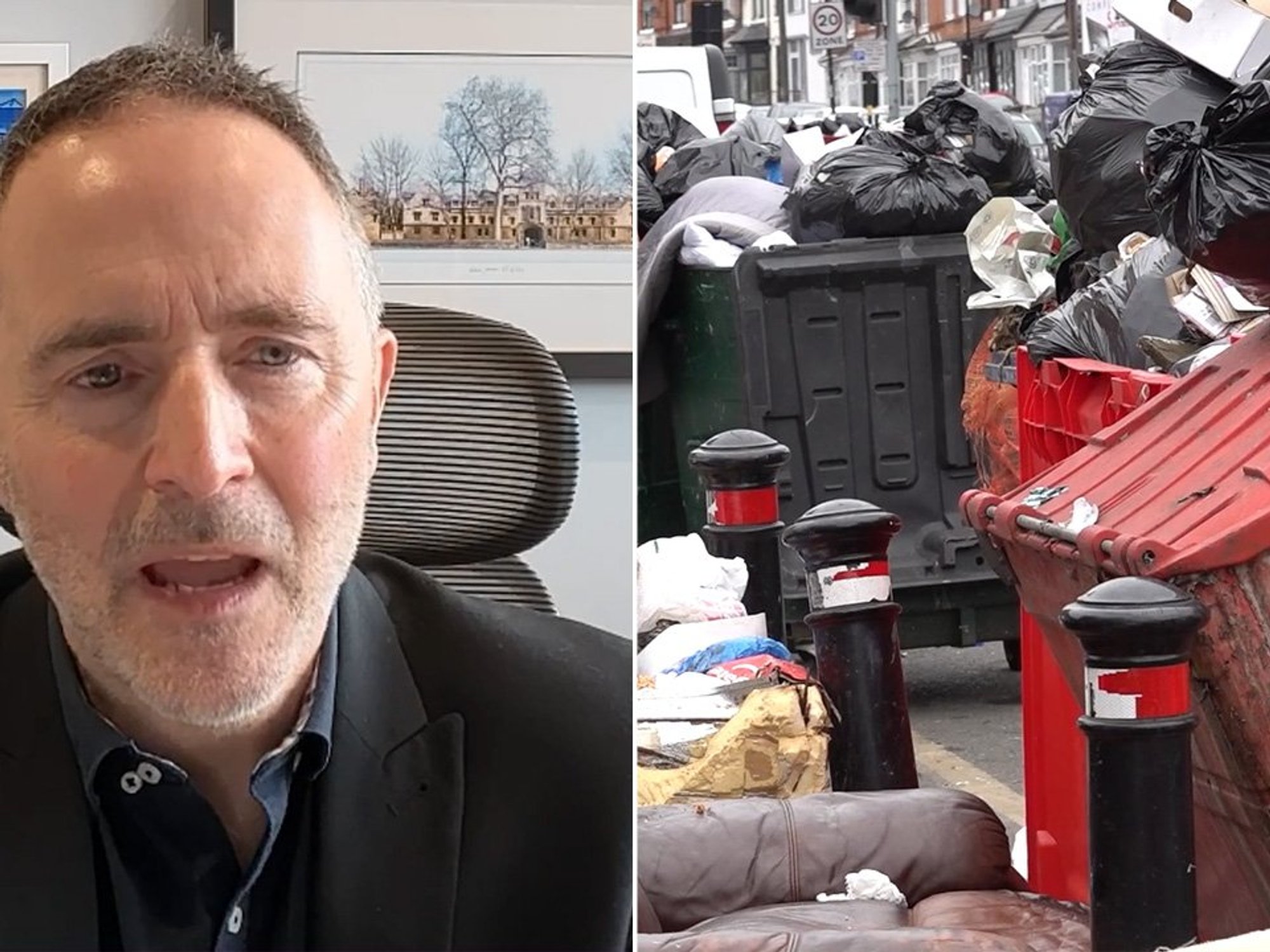 Richard Parkin, Bin strikes