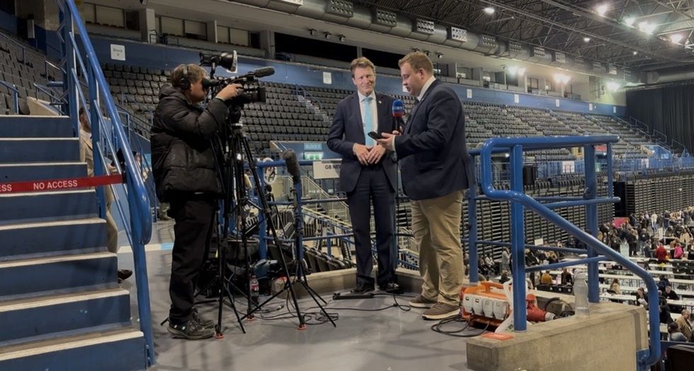 Richard Tice also found time to talk to GB News's Jack Carson