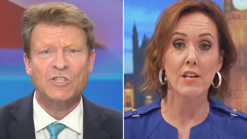 Richard Tice and Camilla Tominey