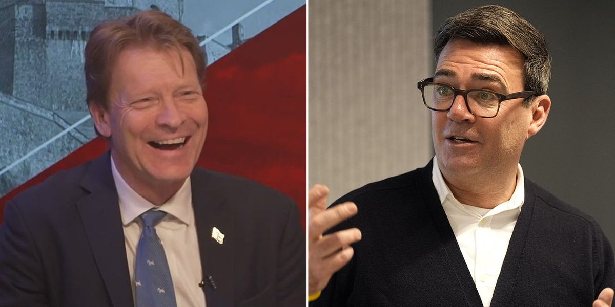 Andy Burnham: Richard Tice ‘delighted’ at by-election bid against Reform UK Andy Burnham: Richard Tice ‘delighted’ at by-election bid against Reform UK