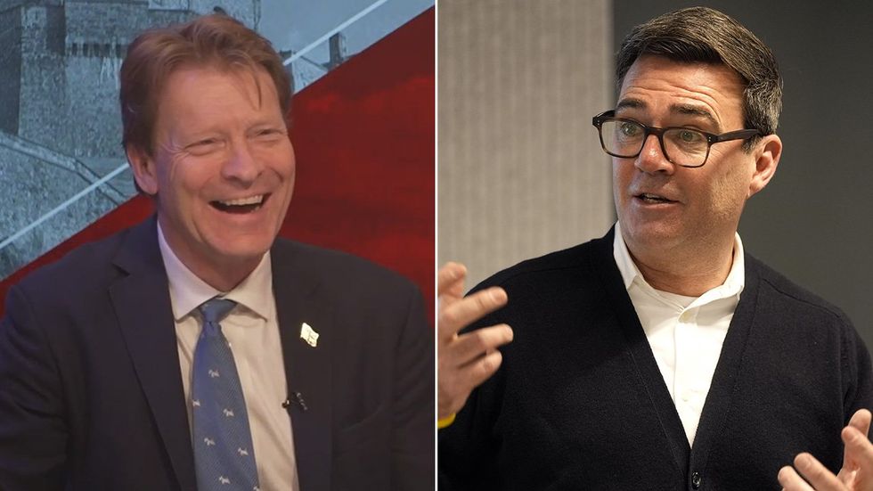 Richard Tice, Andy Burnham