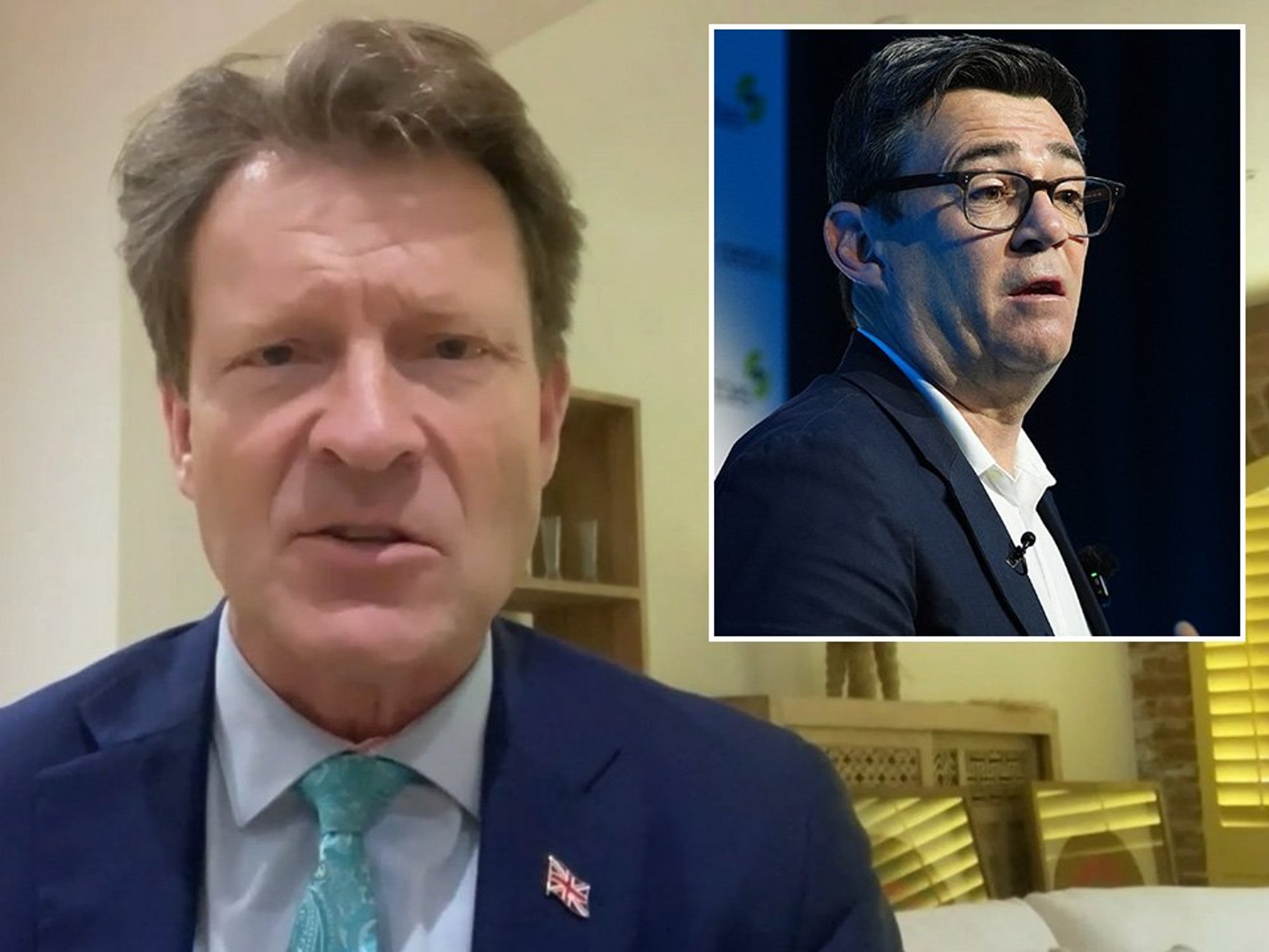 Richard Tice, Andy Burnham