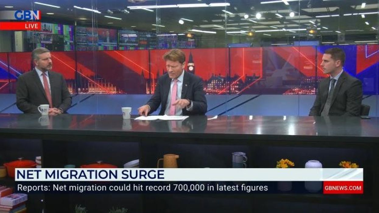 ‘It’s NOT a surge! It’s a torrent!’ Richard Tice rages at record net migration forecasts ‘What’s the integration plan?’