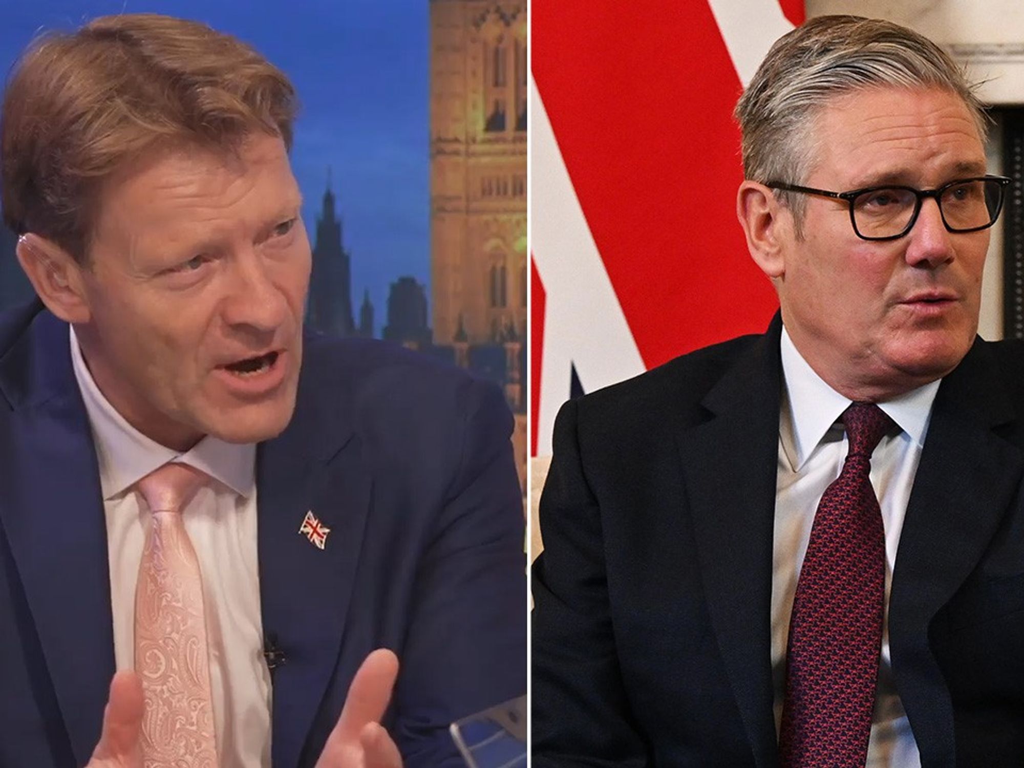 Richard Tice, Keir Starmer