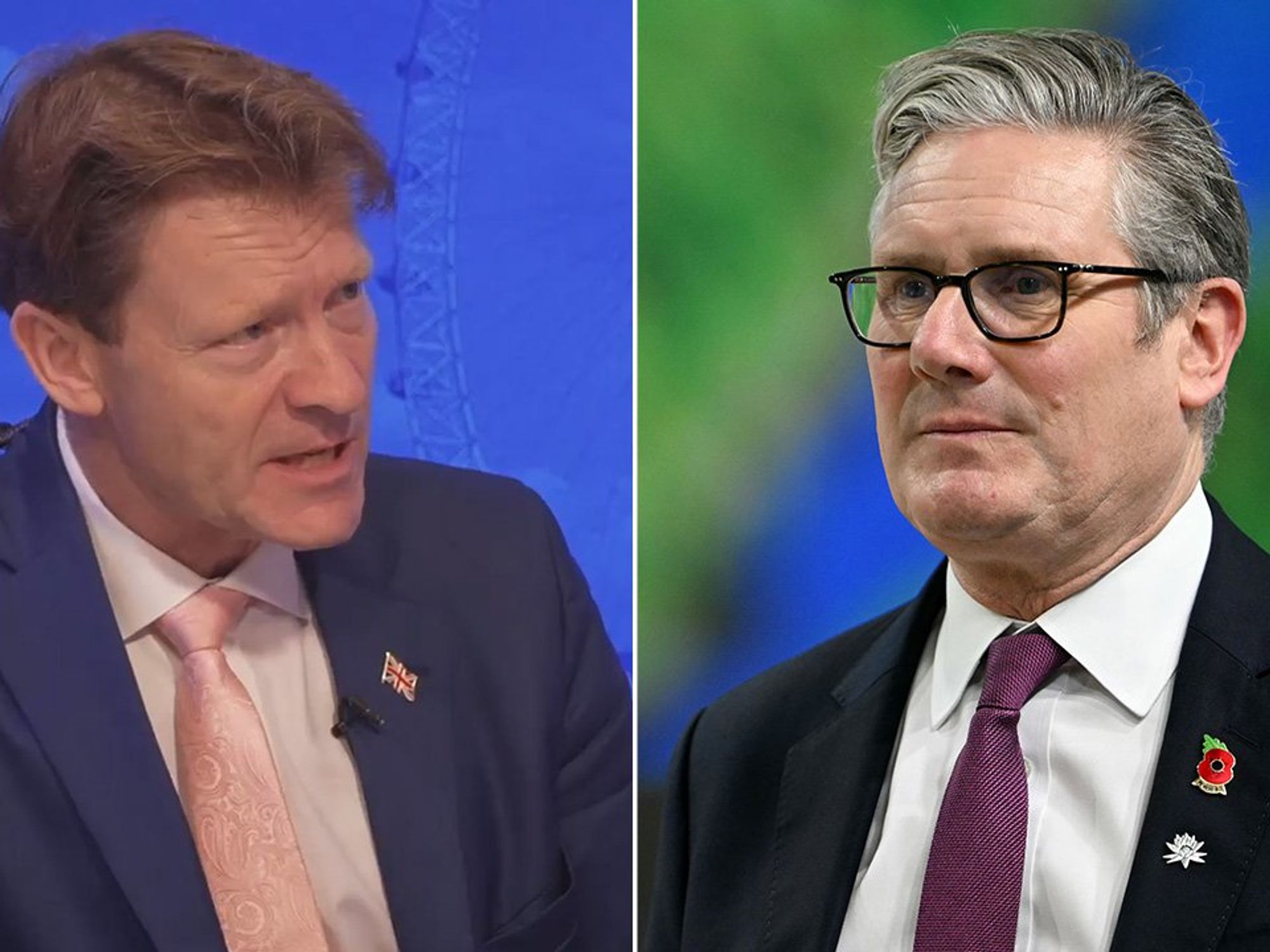 Richard Tice, Keir Starmer