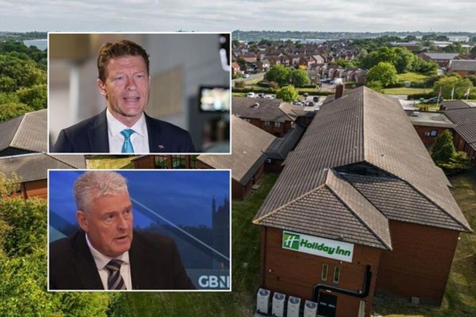 Richard Tice, Lee Anderson, Holiday Inn