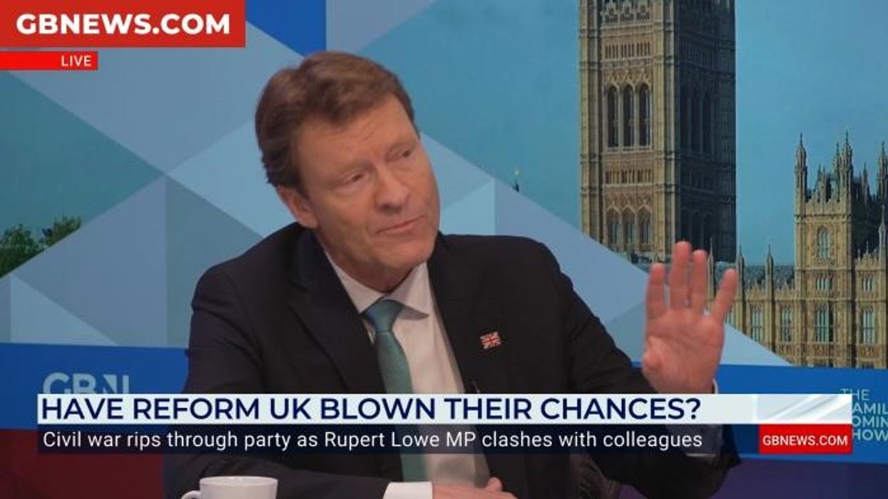 WATCH: Richard Tice refuses to answer question on return of Rupert Lowe - 'The whip has been withdrawn'