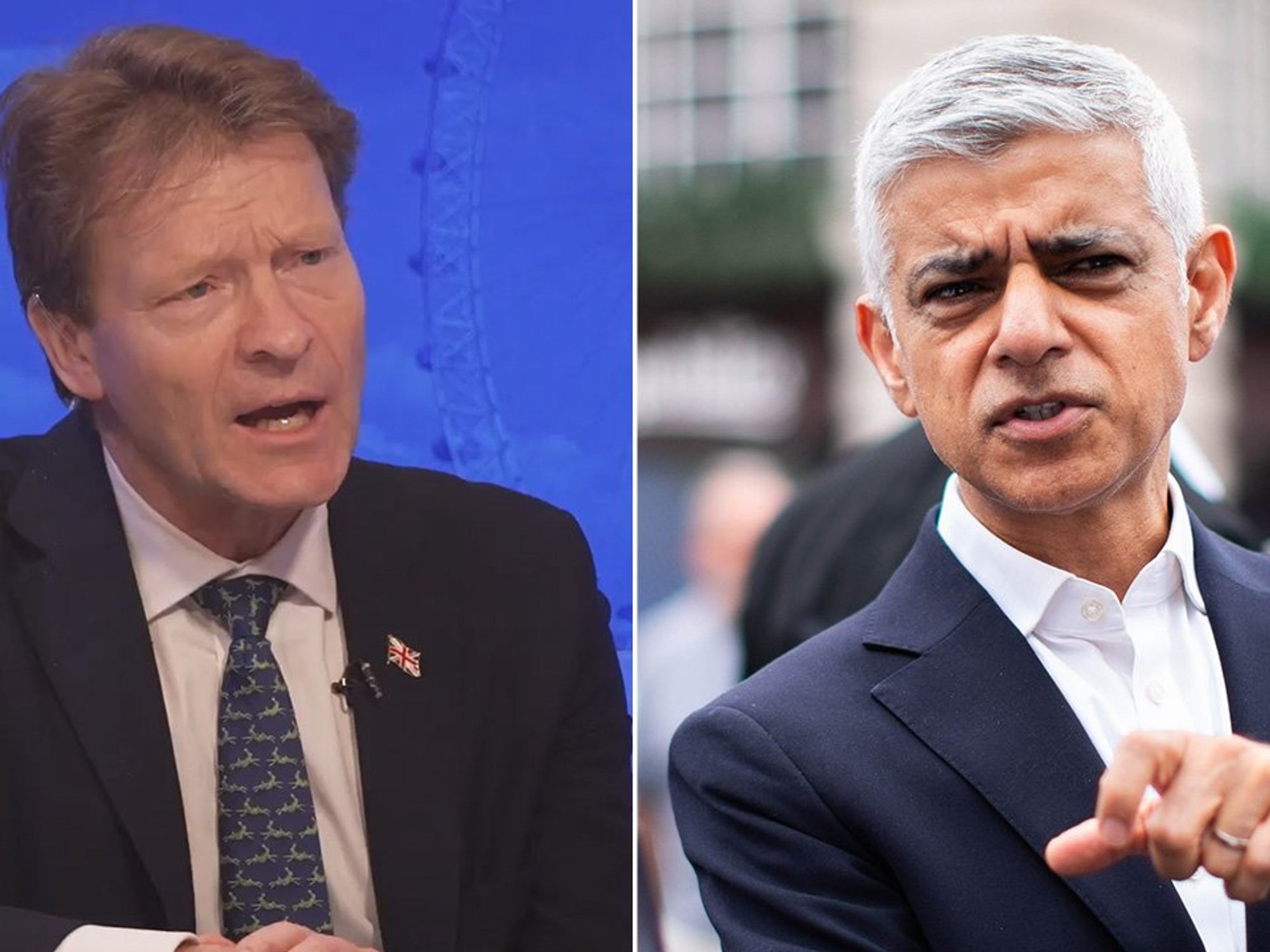 Richard Tice, Sadiq Khan