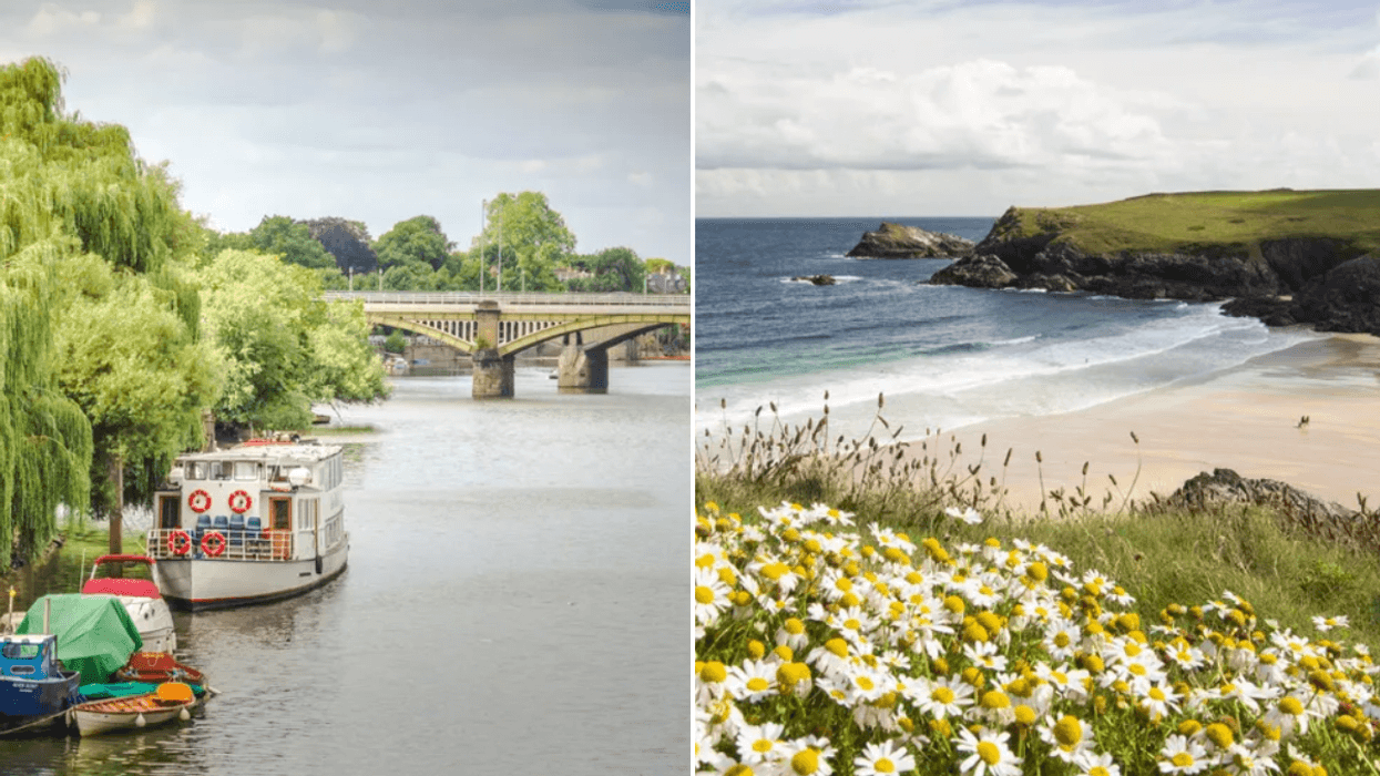 Richmond river / Pentire Point near Newquay, Cornwall