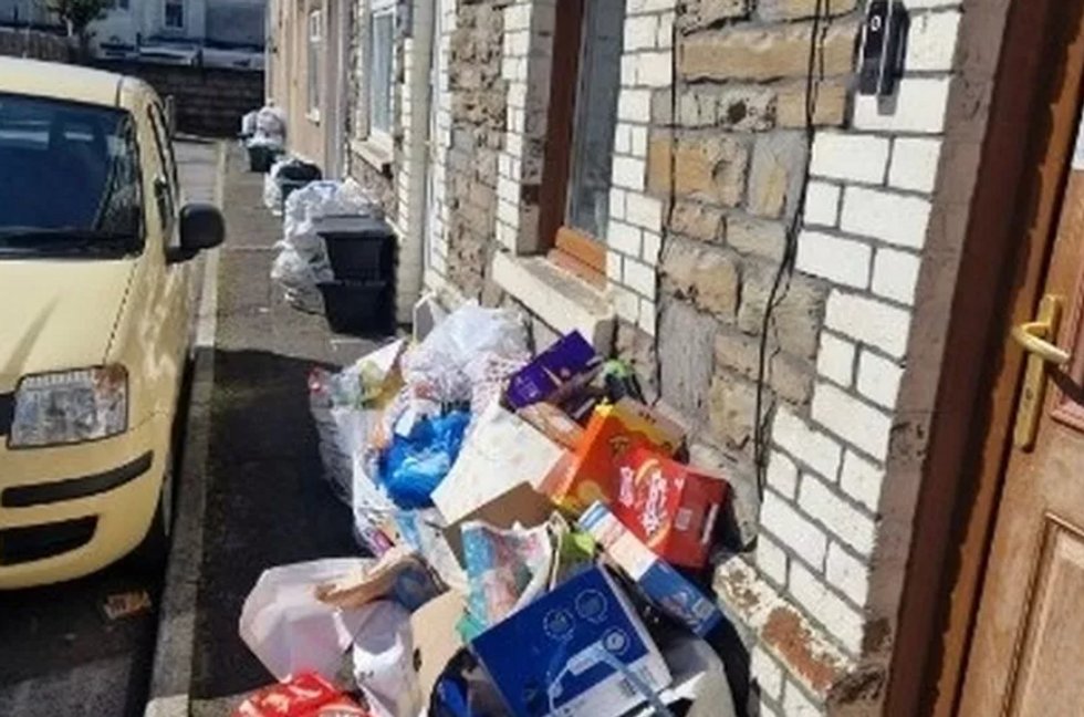 Richmond Street in Neath, Wales