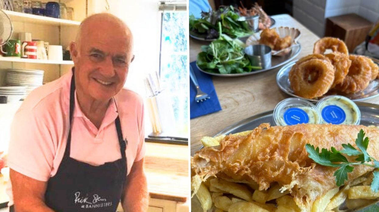 Rick Stein fish and chips