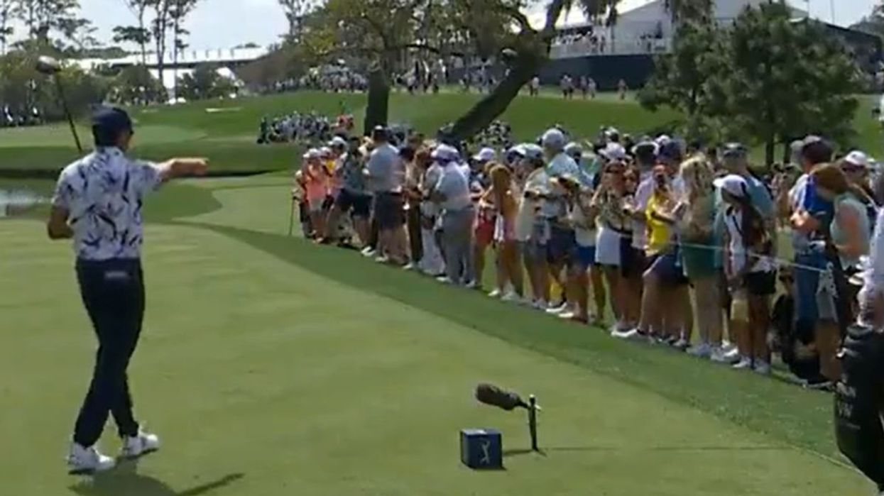 Rickie Fowler was furious with one spectator