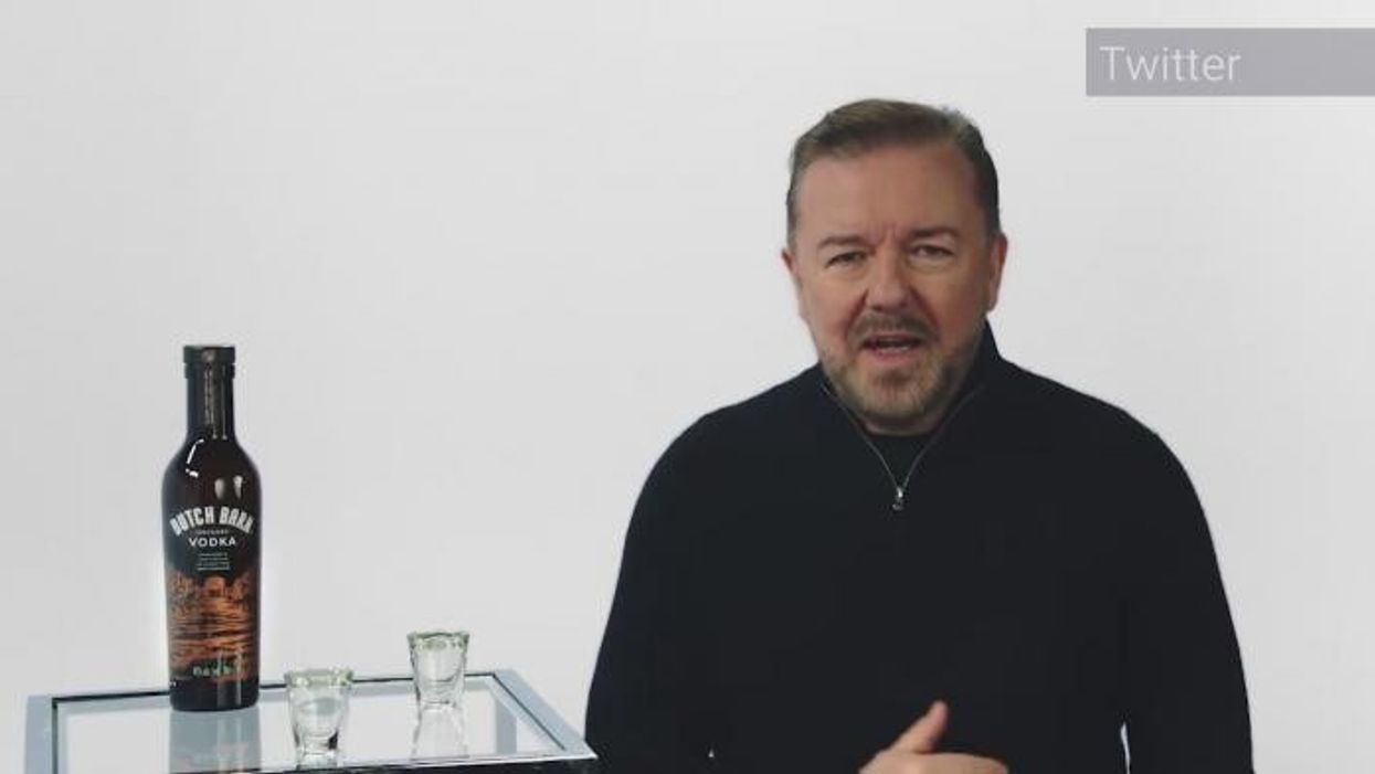 Ricky Gervais branded 'genius' as he releases 'worst advert ever' to promote comedian's own drinks brand