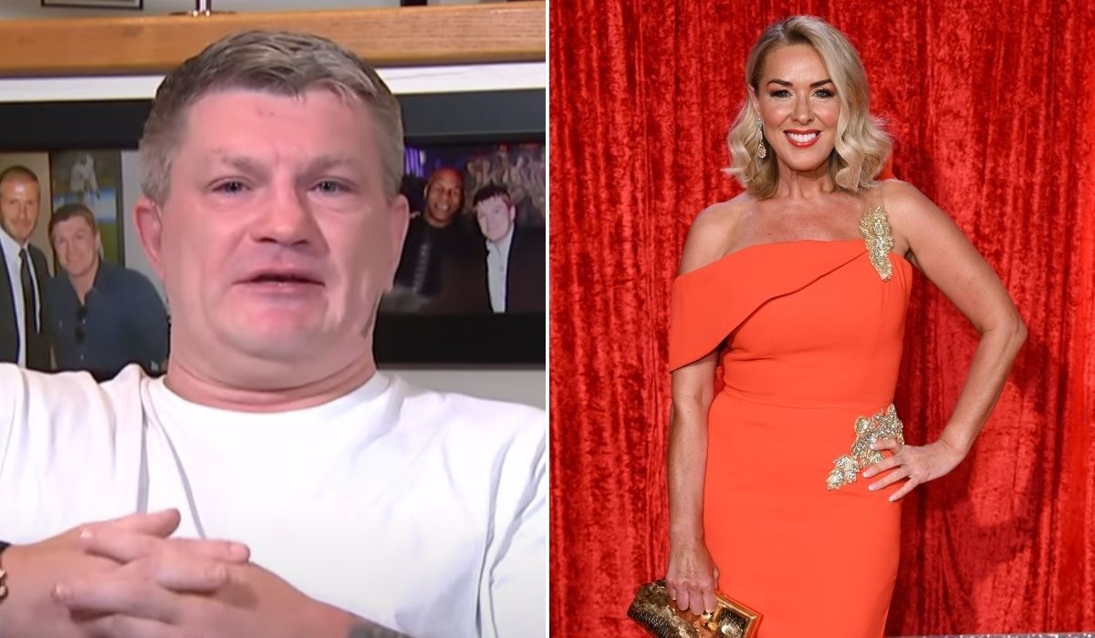 Ricky Hatton and Claire Sweeney