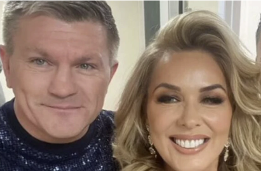 Ricky Hatton and Claire Sweeney