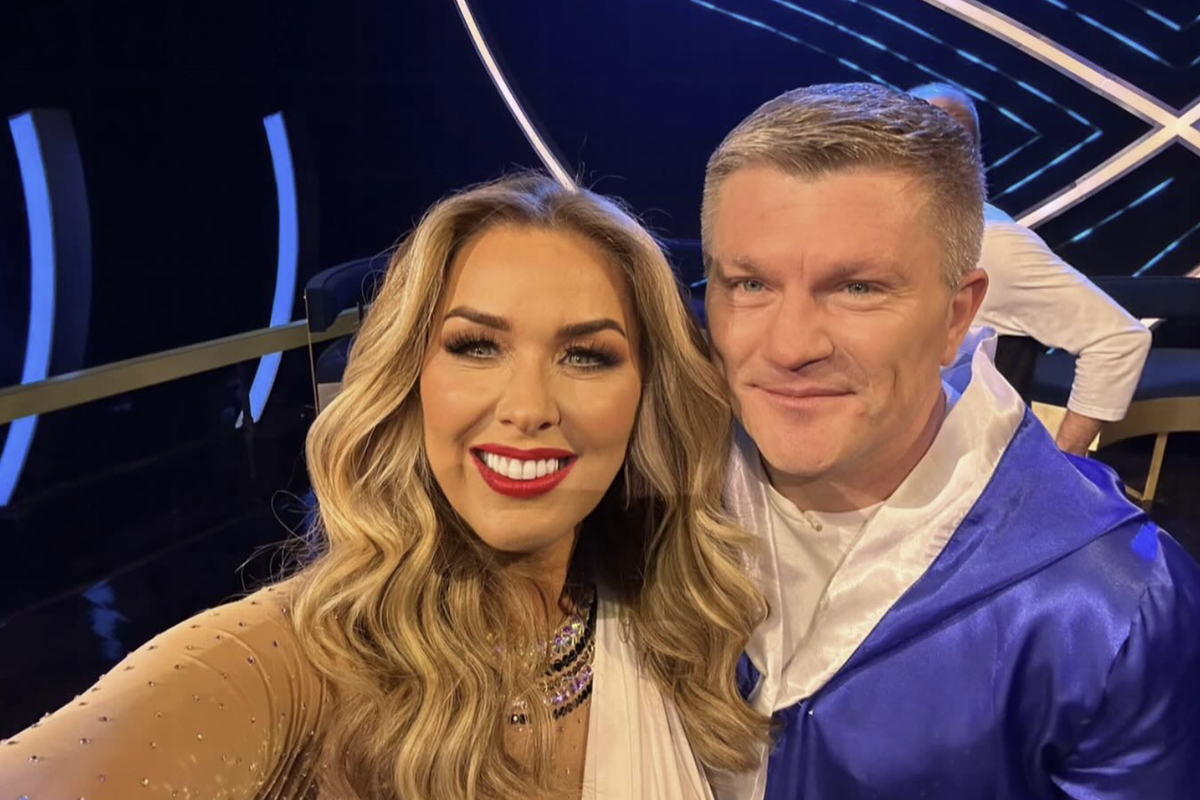 Ricky Hatton and Claire Sweeney
